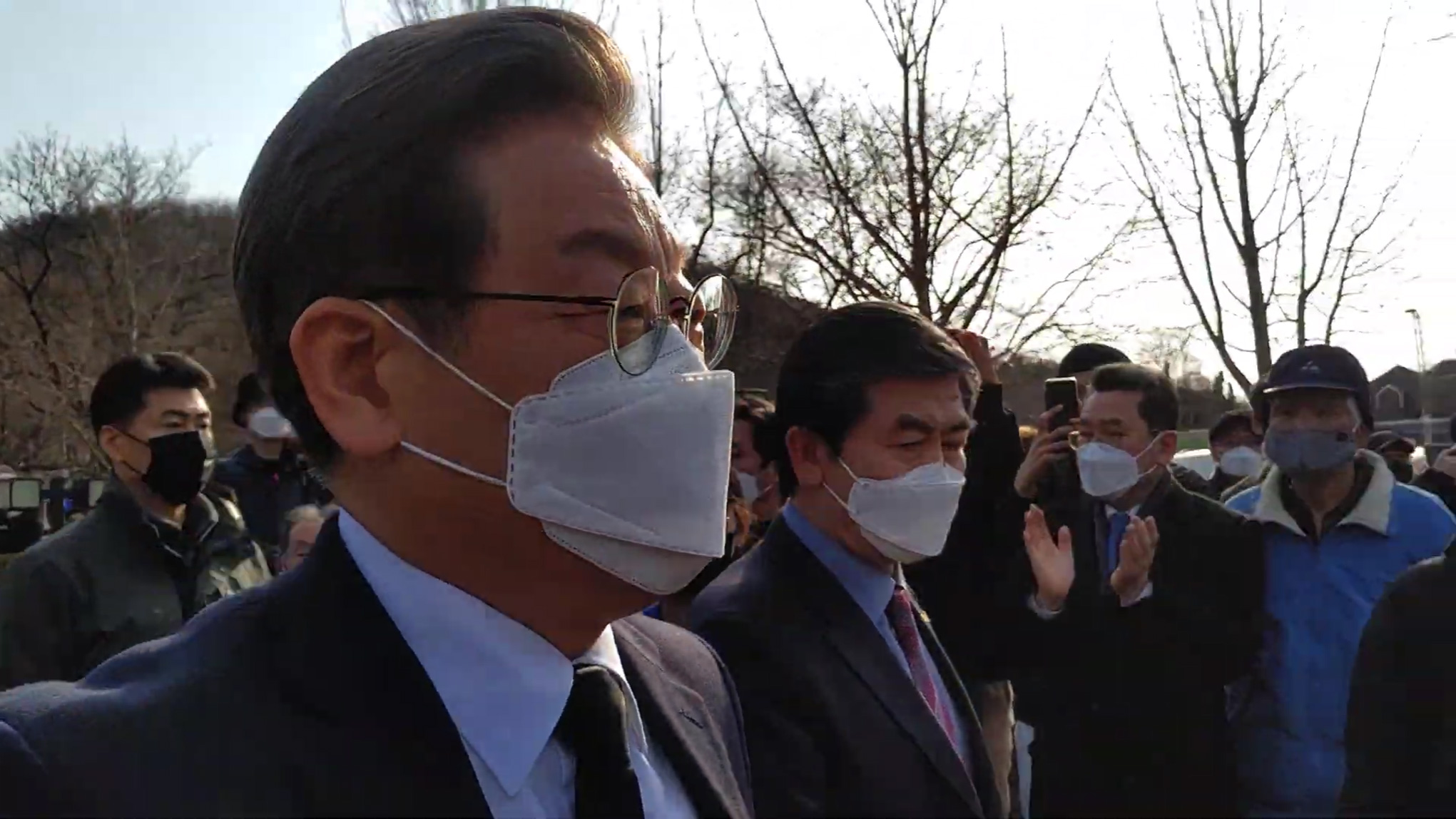 2022.03.07 더불어민주당 이재명 대선후보 2·28민주운동기념탑 참배